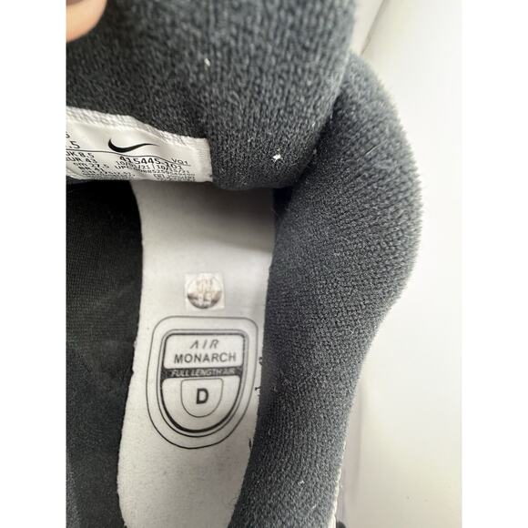 NIKE AIR MONARCH IV 4 EXTRA WIDE 4E WHITE/BLACK/RED CROSS TRAINER MEN SIZE 9.5W - Picture 7 of 8